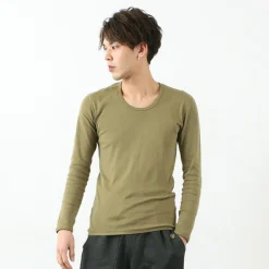 RE MADE IN TOKYO JAPAN / Long Sleeve Perfect Innerwear U Neck