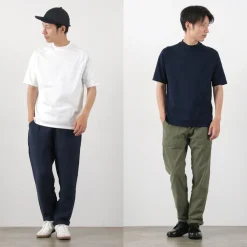 RE MADE IN TOKYO JAPAN / Perfect Inner Giza Mock Neck Half Sleeve T-Shirt