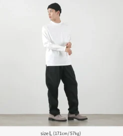 RE MADE IN TOKYO JAPAN / Perfect Inner Giza Mock Neck Long Sleeve T-Shirt