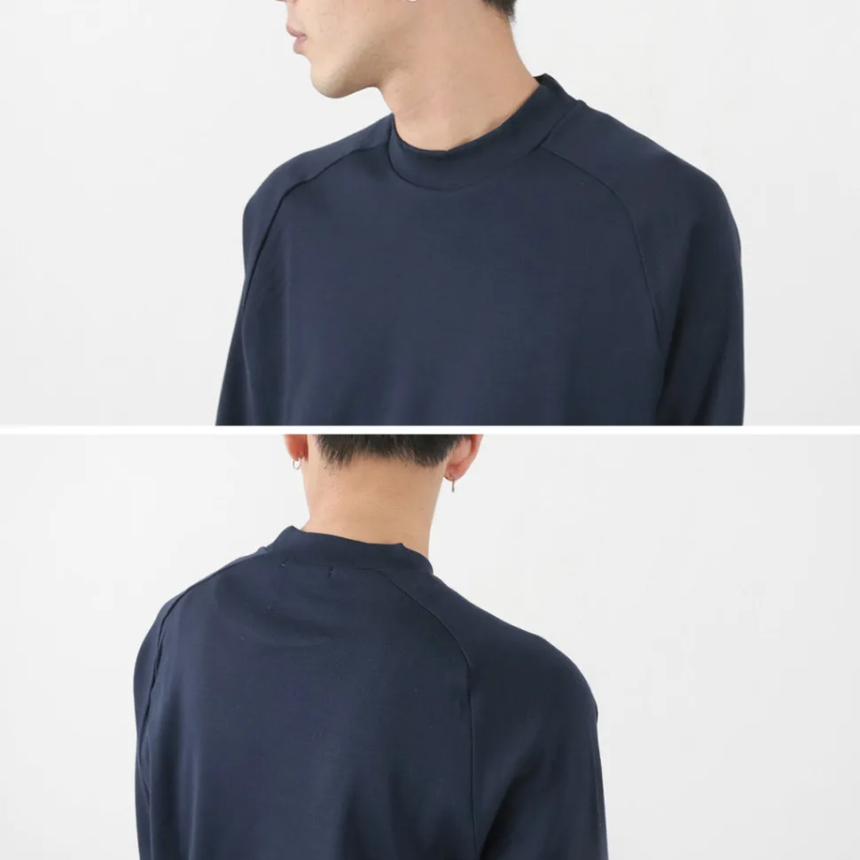 RE MADE IN TOKYO JAPAN / Perfect Inner Giza Mock Neck Long Sleeve T-Shirt