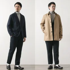 RE MADE IN TOKYO JAPAN / Super 140 Wool Melton Easy Slacks