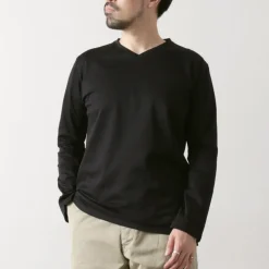 RE MADE IN TOKYO JAPAN / Tokyo Made V-Neck Long Sleeve Dress T-Shirt 5721A-CT