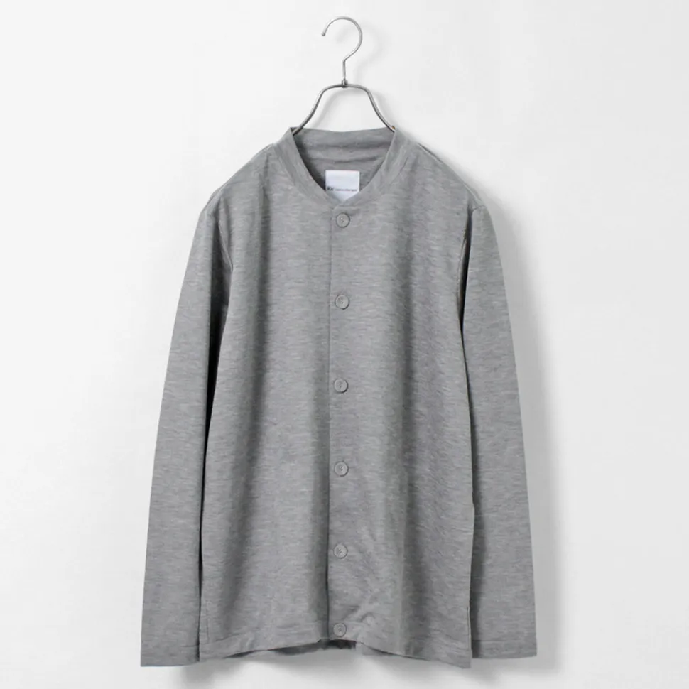 RE MADE IN TOKYO JAPAN / Viscose knit crew neck Cardigan