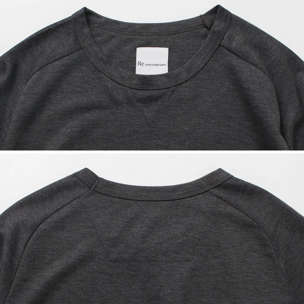 RE MADE IN TOKYO JAPAN / Viscose knit wide T-shirt