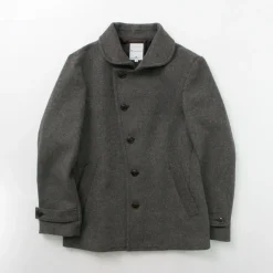 RE MADE IN TOKYO JAPAN / Wool Melton Stand Collar Pea Coat