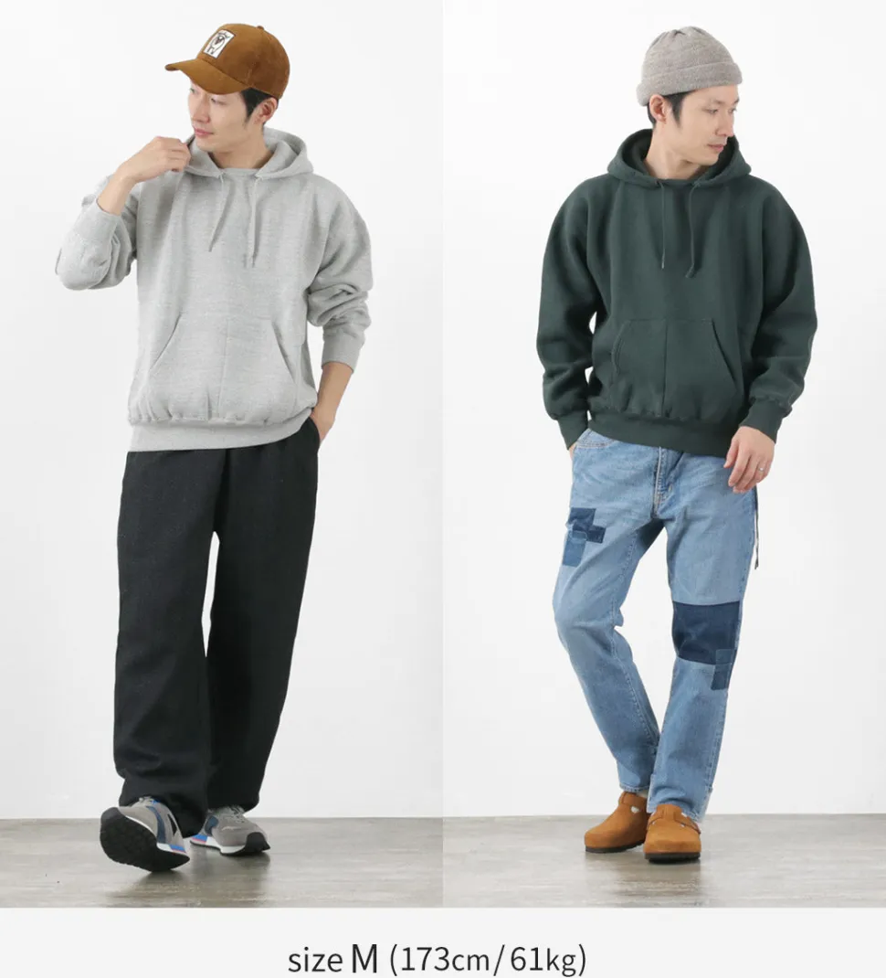 REMI RELIEF / Jazz Nep Raised Lined Hoodie with Rear Back Hoodie