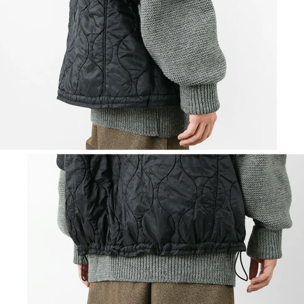 REMI RELIEF / Military Ripstop Short Sleeve Quilted Shirt Jacket