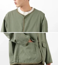 REMI RELIEF / Military satin Jacket