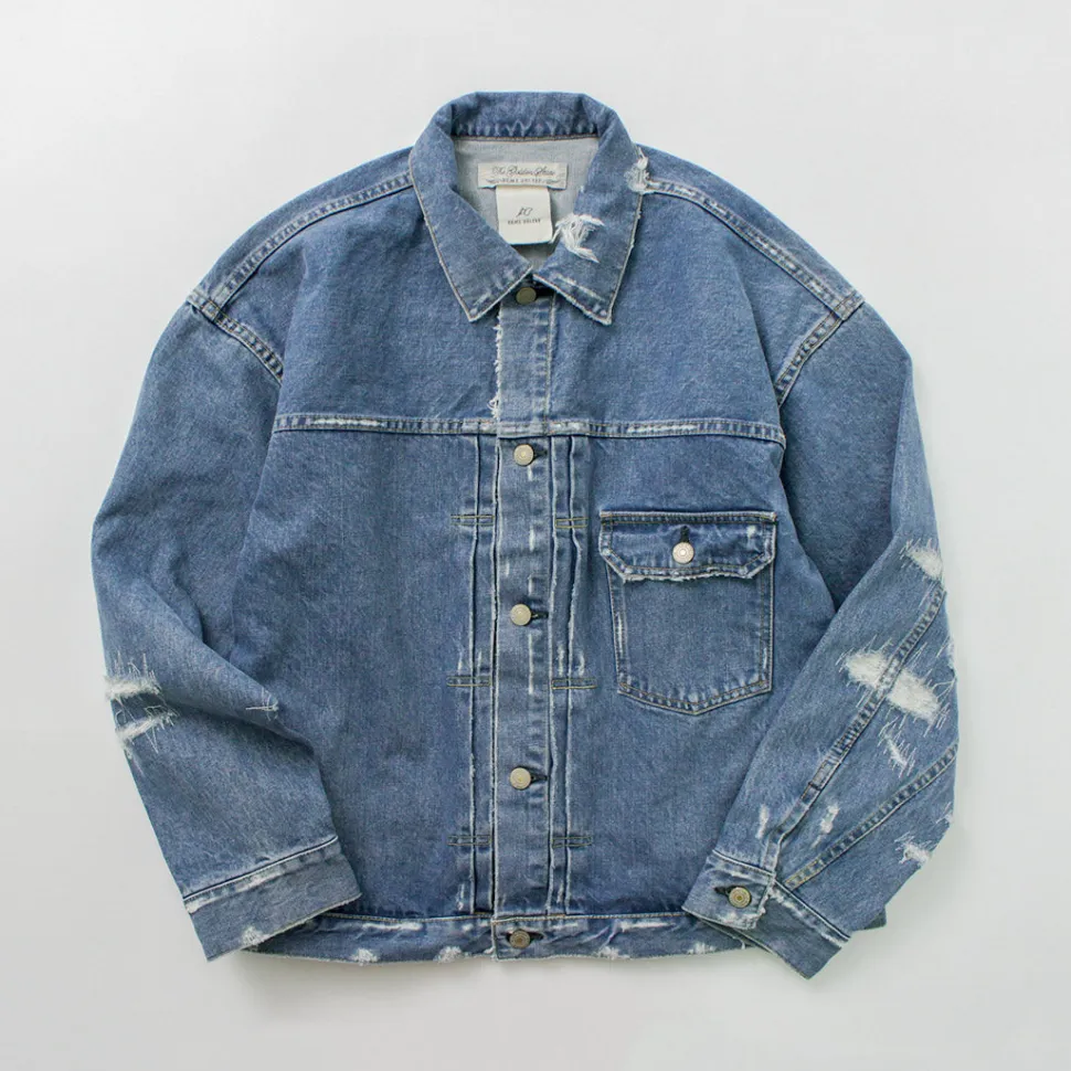 REMI RELIEF / 14OZ DENIM 1st JKT (repaired)