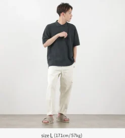 REMI RELIEF / 16/- raffia seed stitch T-Shirt