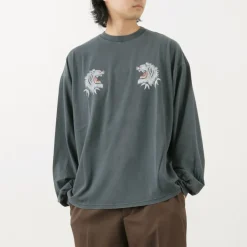 REMI RELIEF / Special Order HARD Special Processing 20 Jersey Long Sleeve T-Shirt (Tiger Pattern)