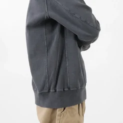 REMI RELIEF / SP processed back pile crew (VIRGINIA) Sweatshirt