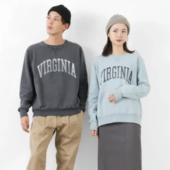 REMI RELIEF / SP processed back pile crew (VIRGINIA) Sweatshirt