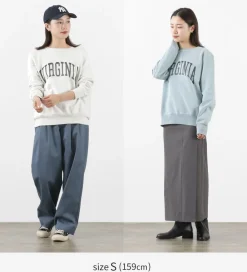 REMI RELIEF / SP processed back pile crew (VIRGINIA) Sweatshirt