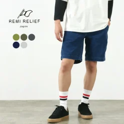 REMI RELIEF / Sulfured Corduroy Regular Shorts