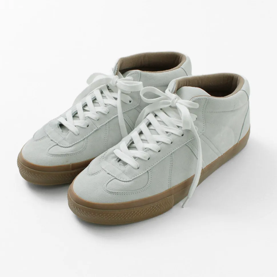 REPRODUCTION OF FOUND / German military trainers half cut shrink leather Sneaker