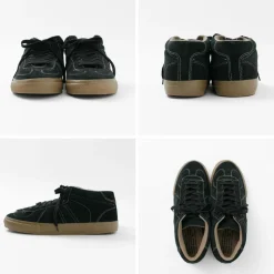 REPRODUCTION OF FOUND / German military trainers half cut shrink leather Sneaker