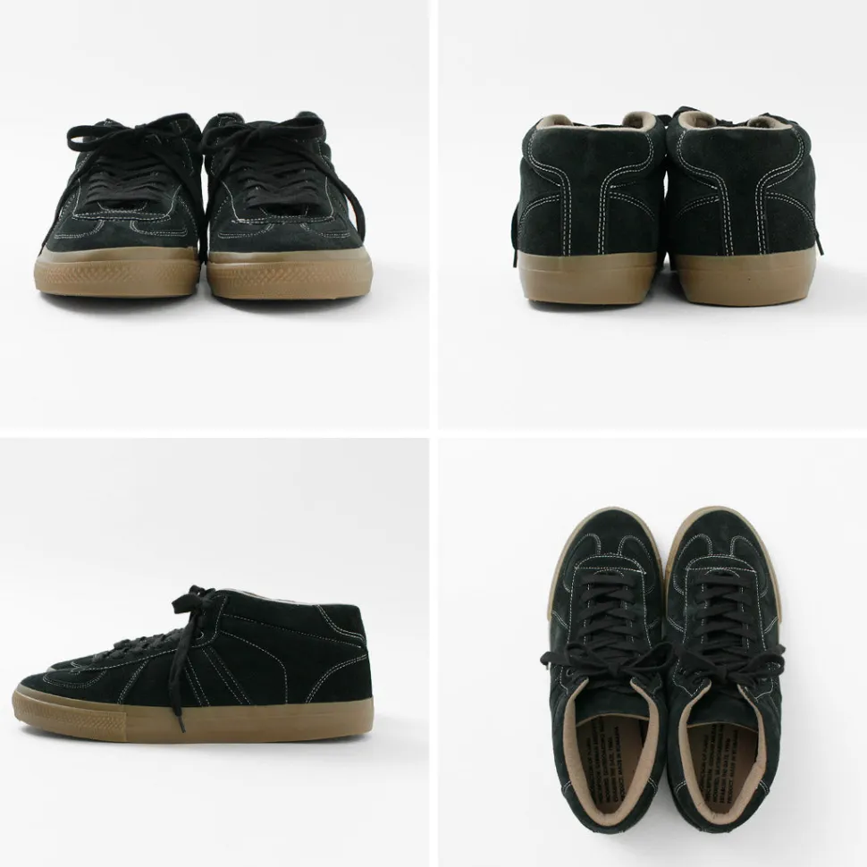 REPRODUCTION OF FOUND / German military trainers half cut shrink leather Sneaker