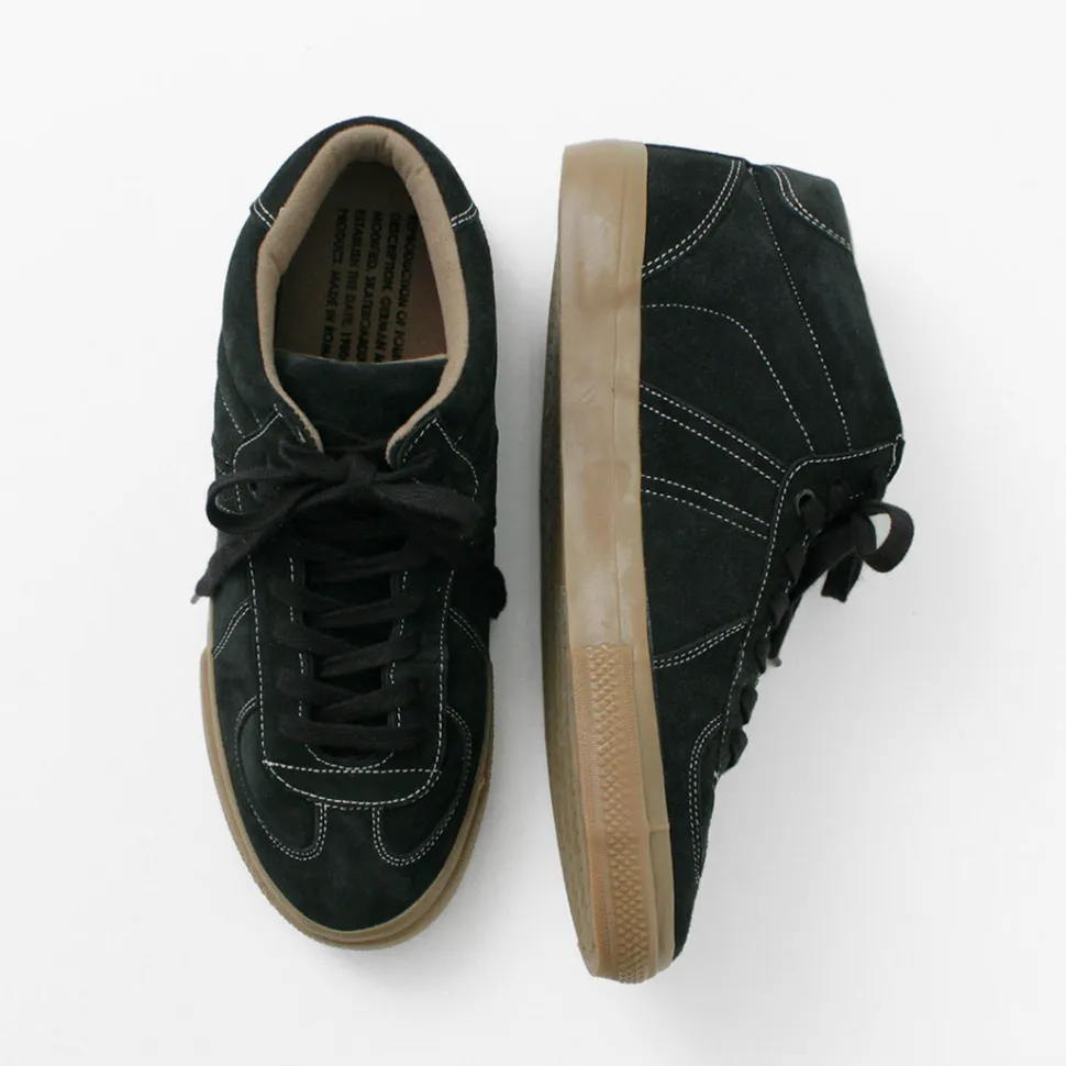 REPRODUCTION OF FOUND / German military trainers half cut shrink leather Sneaker
