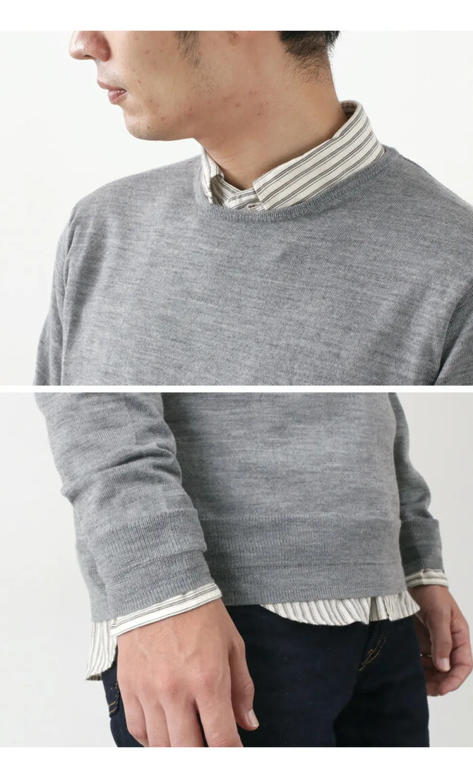 ROCOCO / Italian Extra Fine Merino Wool 14GG High Gauge Knits