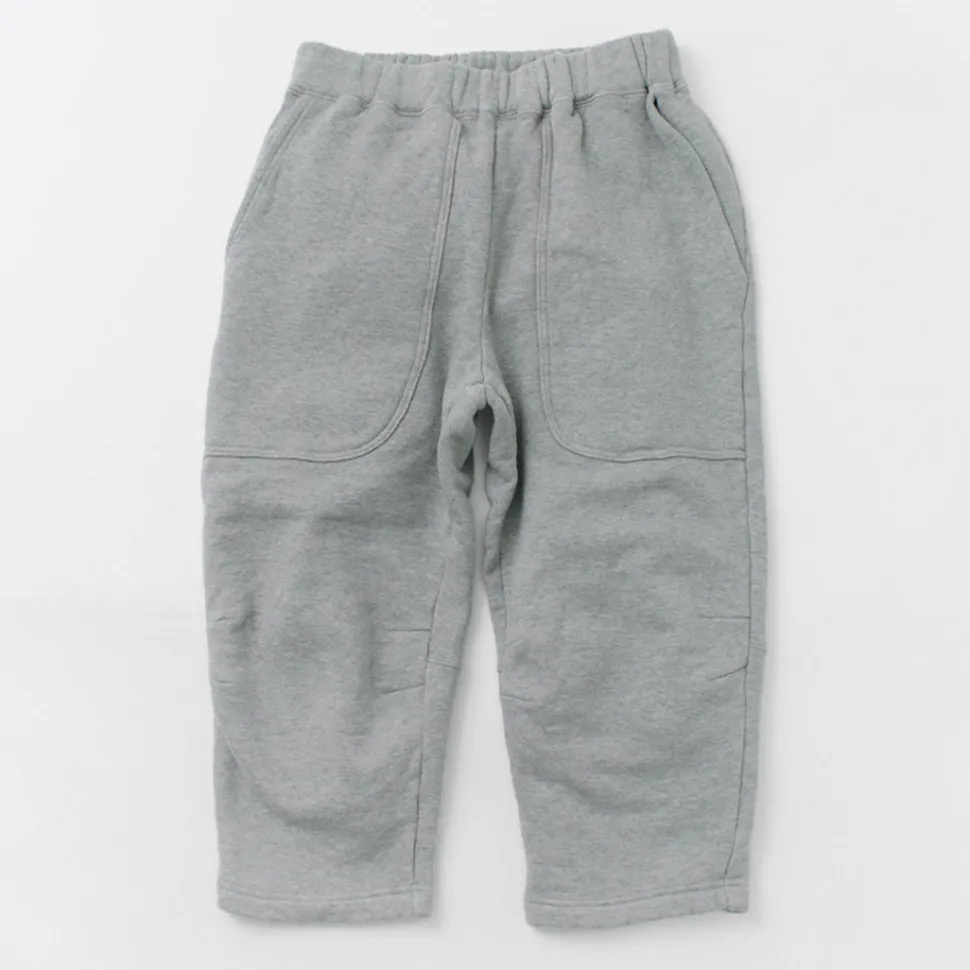 ROCOCO / Loopwheel knit sweatshirt cropped trousers