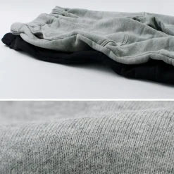 ROCOCO / Loopwheel knit sweatshirt cropped trousers