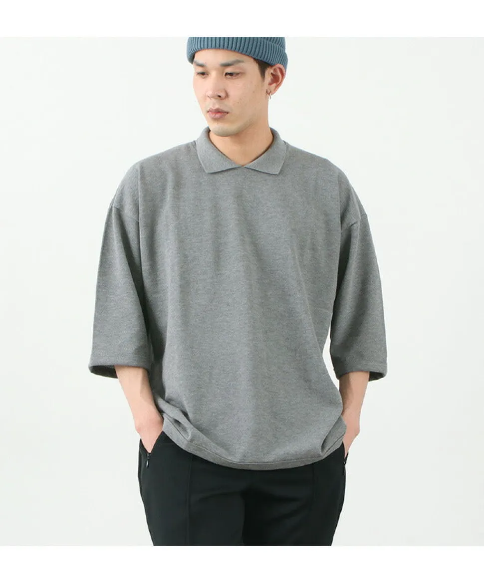 ROCOCO / Pique polo collar T-shirt