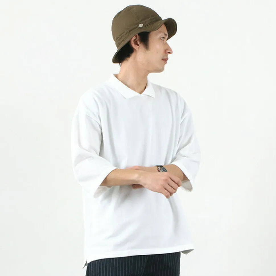 ROCOCO / Pique polo collar T-shirt