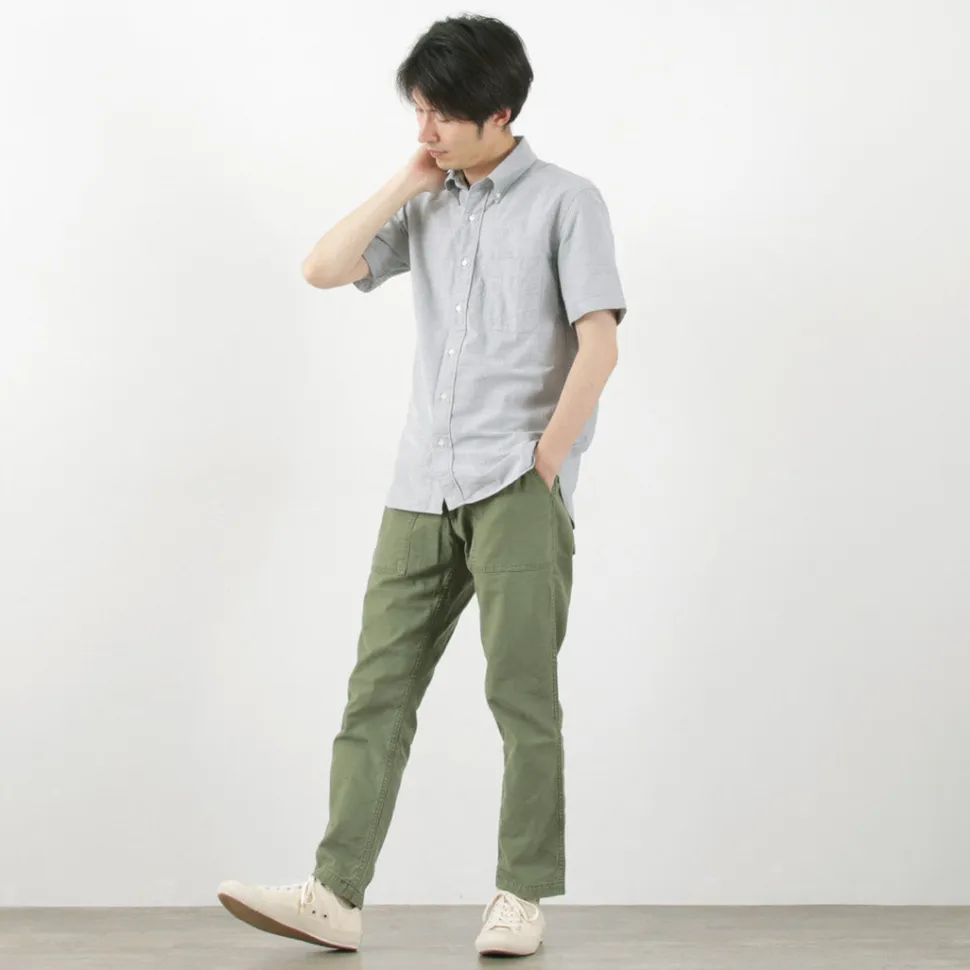 ROCOCO / Premium Oxford Short Sleeve Button Down Shirt