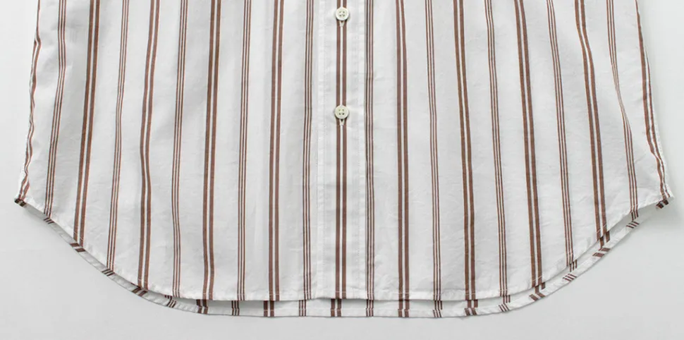 ROCOCO / Random Stripe Button Down Shirt Classic Fit
