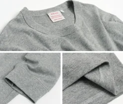 ROCOCO / Smooth Cotton Ribbed Crew T-Shirt
