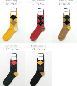 ROTOTO / Argyle Crew Socks