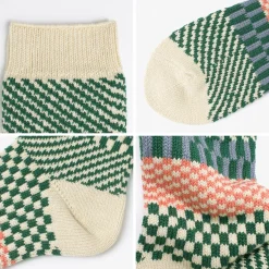 ROTOTO / Check & Step Socks R1549