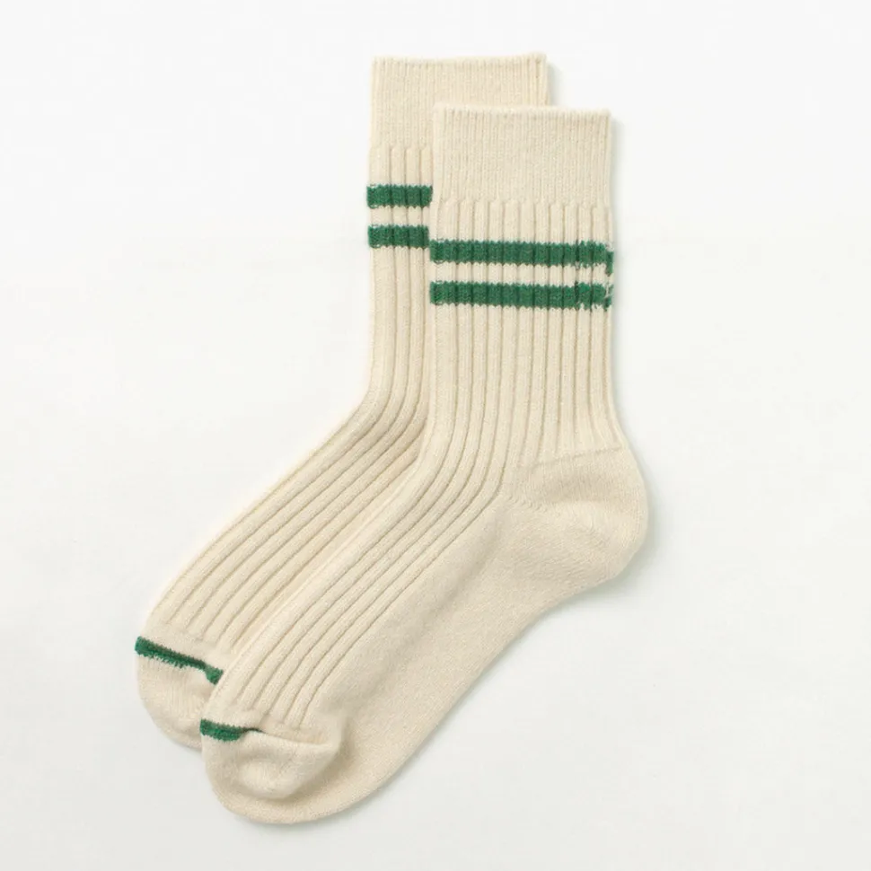 ROTOTO / Merino Lambs Wool Striped Socks
