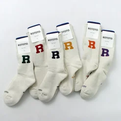 ROTOTO / Raffy Sweat Socks R Logo