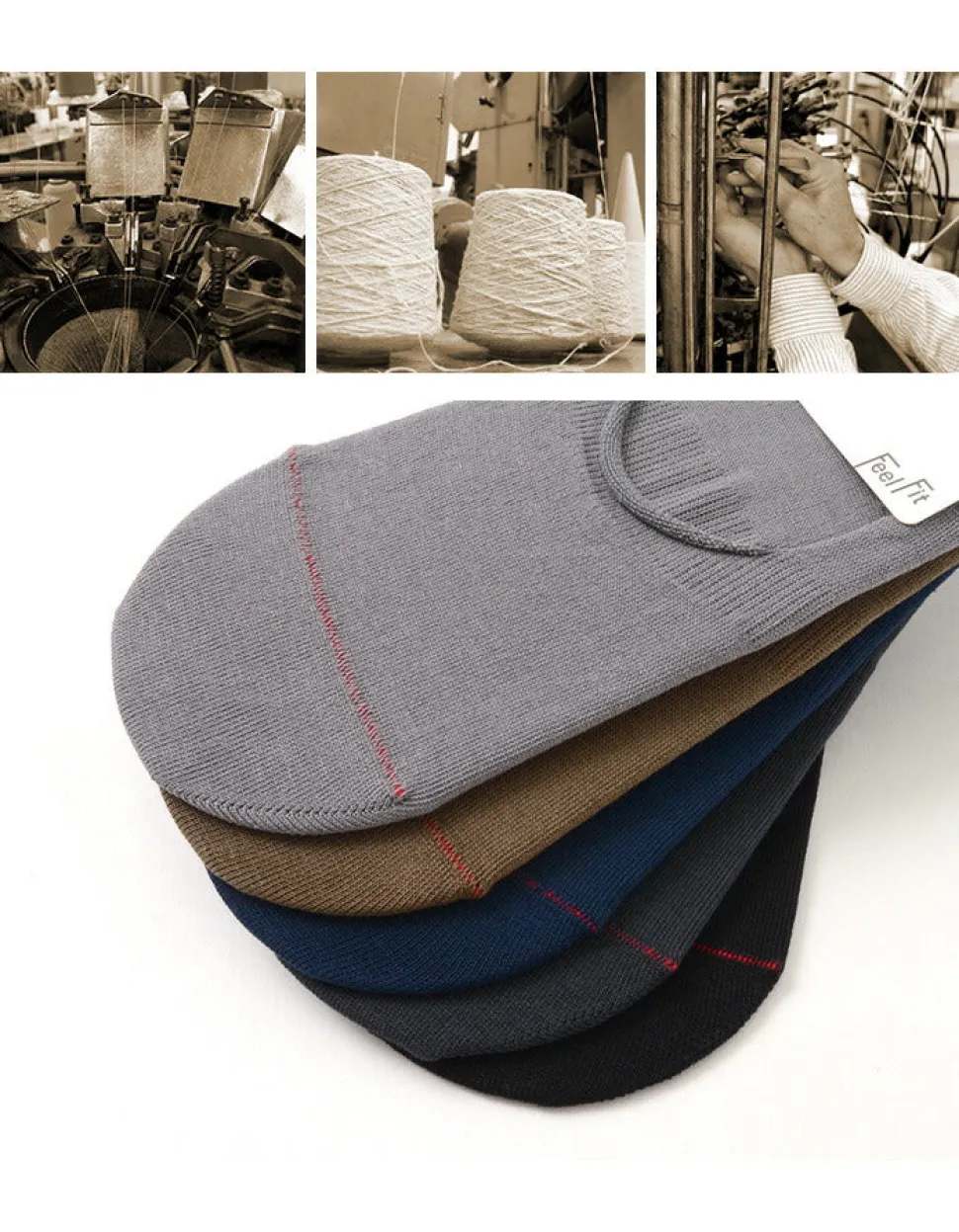 ROTOTO / R1082 High gauge foot cover socks