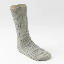 ROTOTO / R1461 linen cotton ribbed socks
