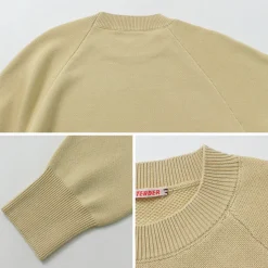 RYE TENDER / Fulton Raglan Knit Sweatshirt