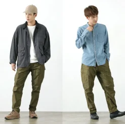 SAGE DE CRET / Tapered Cargo Pants/Moleskin