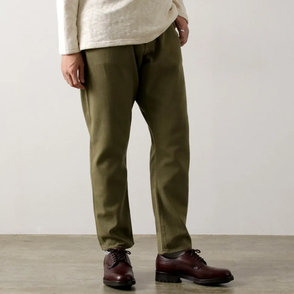 SANCA / UK Green Denim Tapered 5-Pants