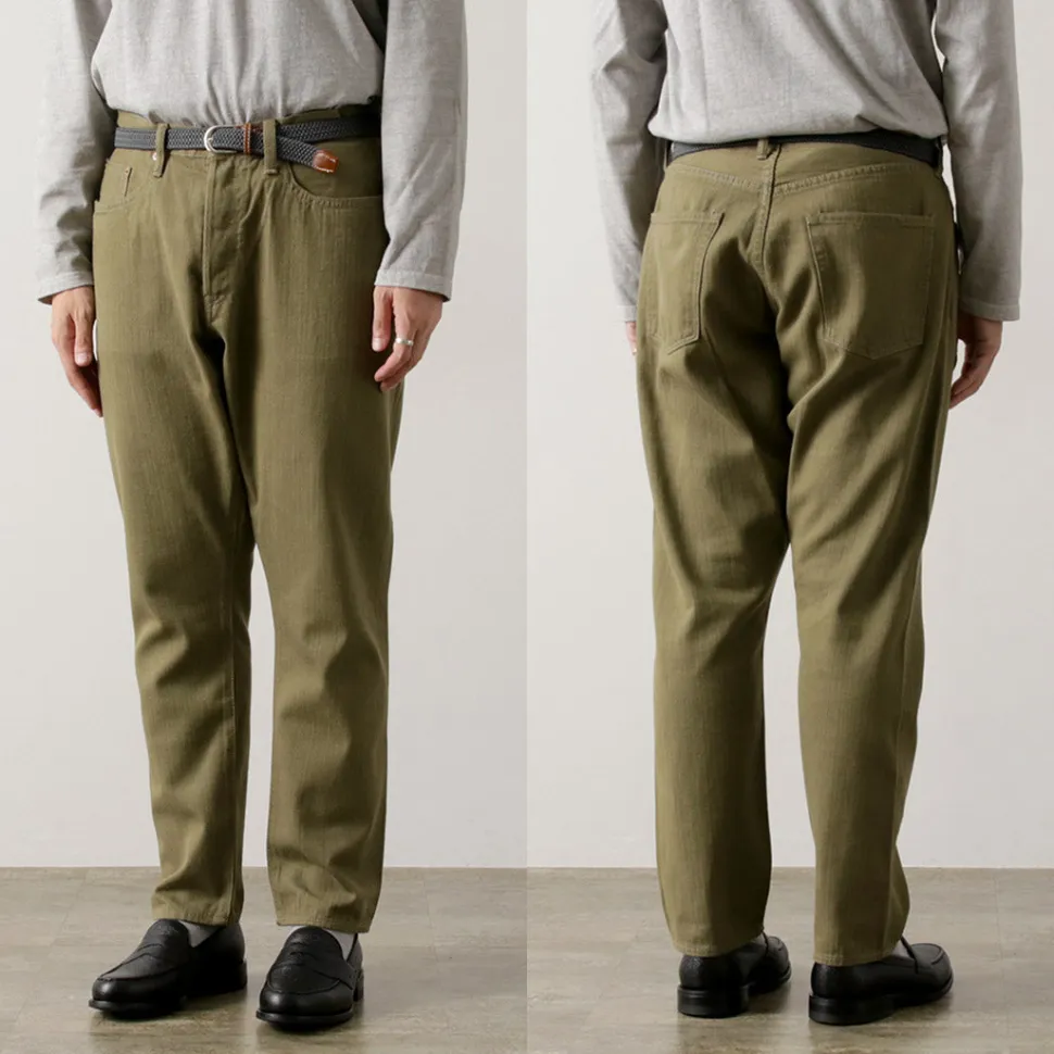 SANCA / UK Green Denim Tapered 5-Pants