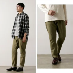 SANCA / UK Green Denim Tapered 5-Pants