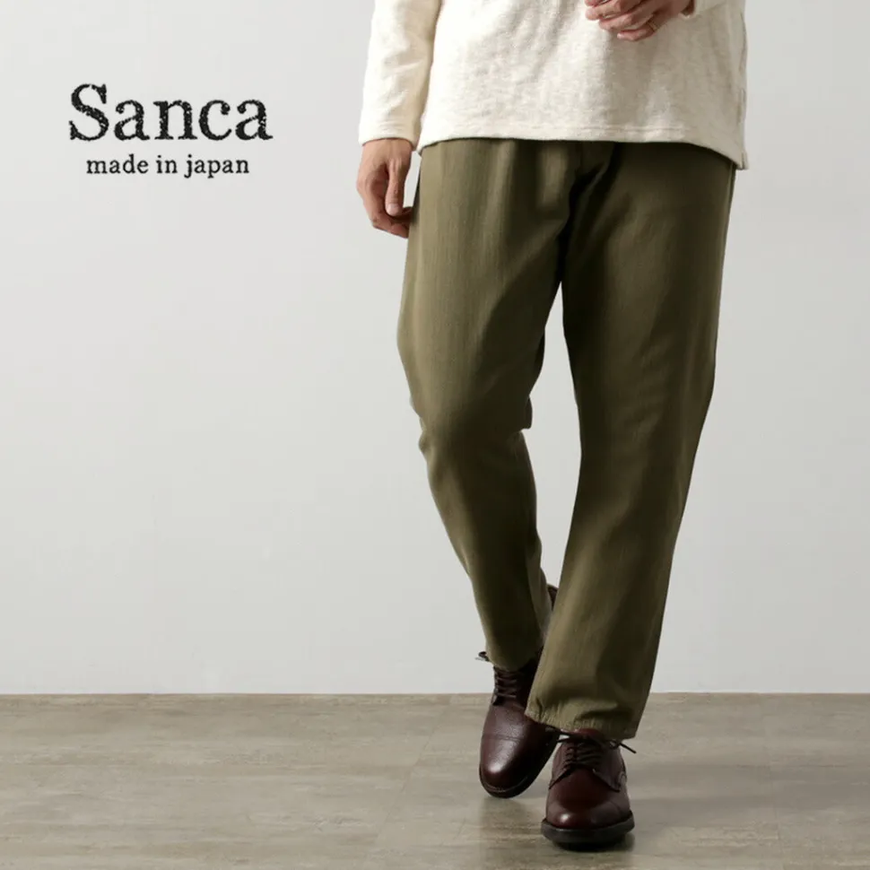 SANCA / UK Green Denim Tapered 5-Pants