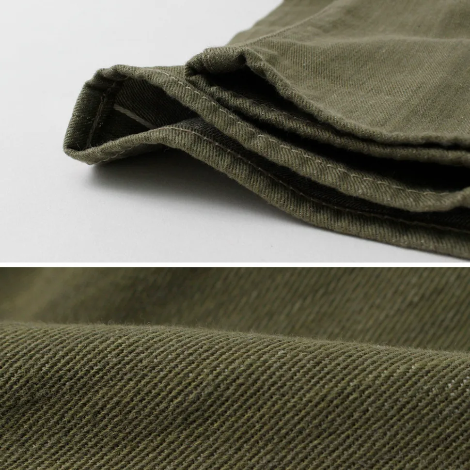 SANCA / UK Green Denim Tapered 5-Pants