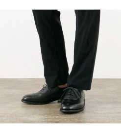 SANDERS / Cap Toe Oxford Leather Shoes - Exclusive Model