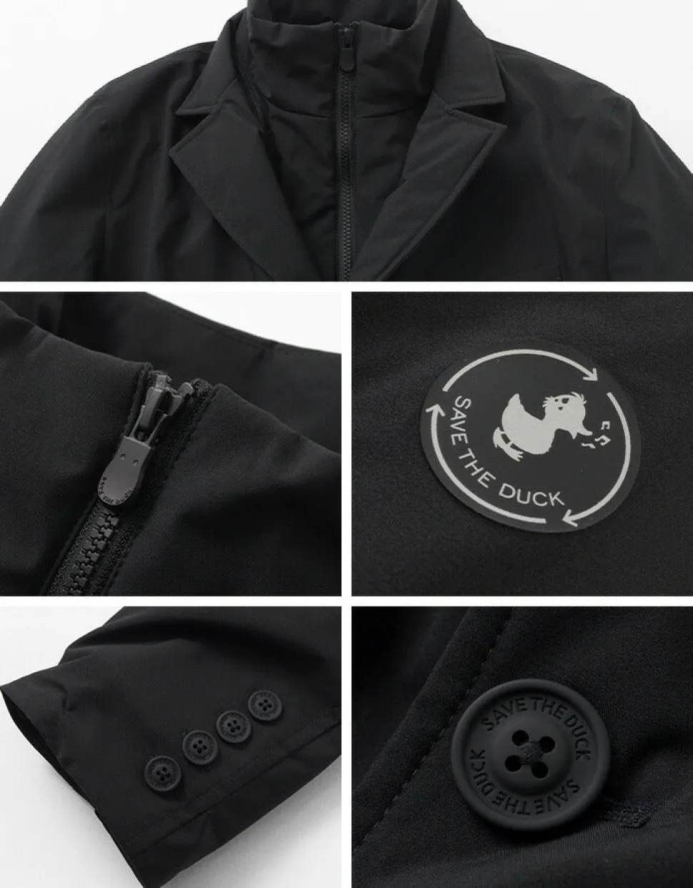 SAVE THE DUCK / Helmut Recycled Synthetic Down Chester Coat