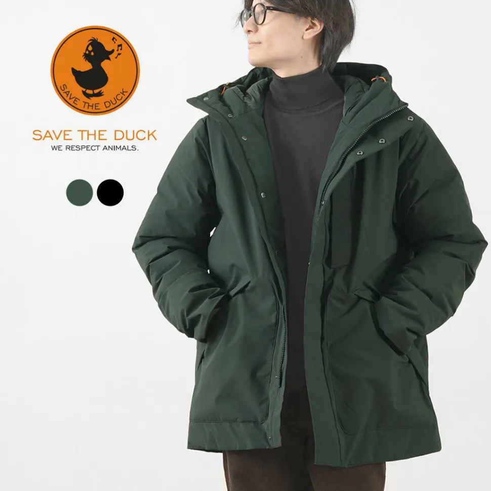 SAVE THE DUCK / Phyllis Synthetic Down Hooded Middle Jacket