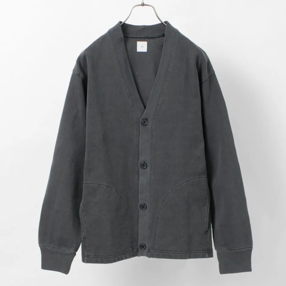 SI / Moss Stitch Pigment Cardigan