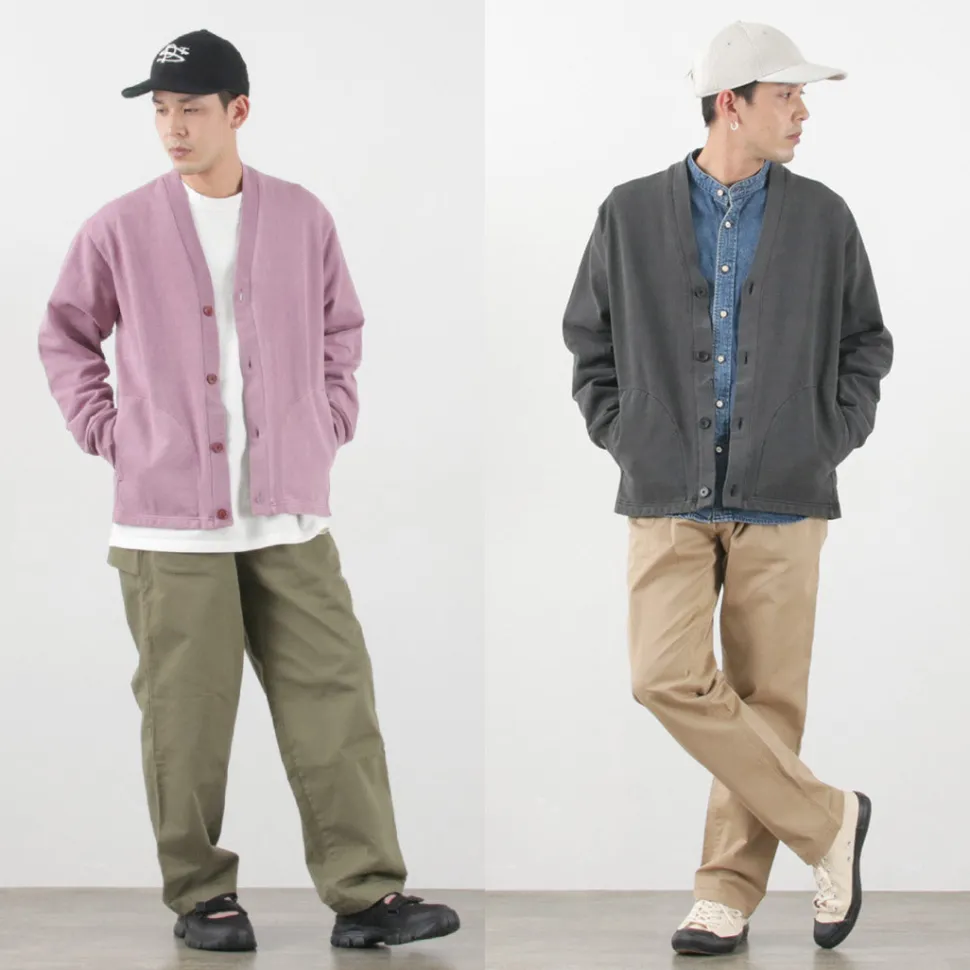 SI / Moss Stitch Pigment Cardigan