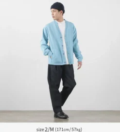 SI / Moss Stitch Pigment Cardigan